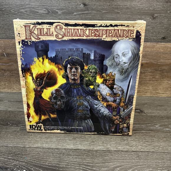 KILL SHAKESPEARE BOARD GAME IDW 2014 IDW GAMES BRAND~ NEW SEALED IN BOX - Picture 2 of 6